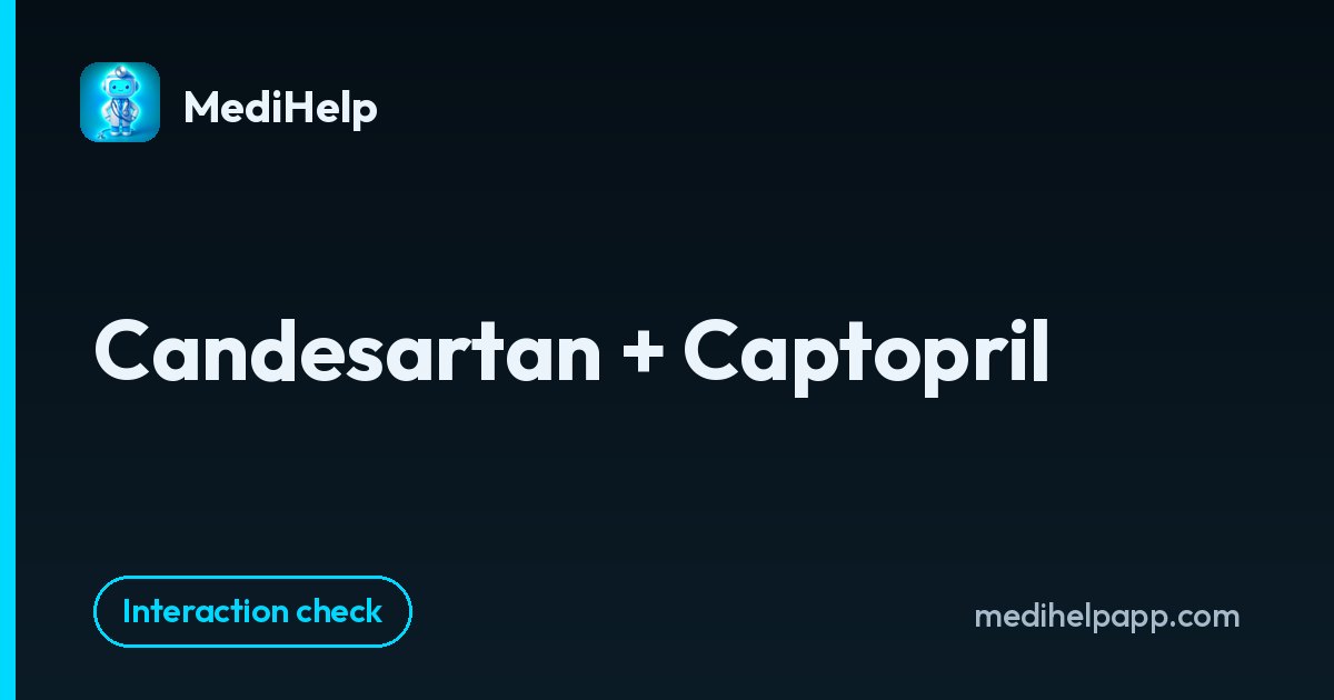 Candesartan + Captopril | MediHelp