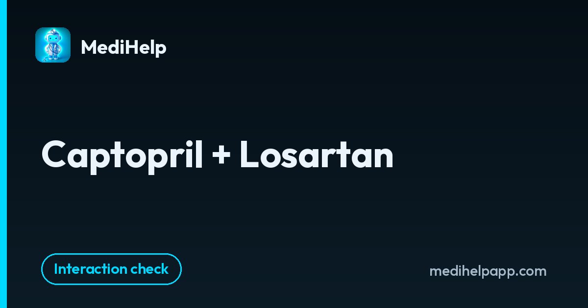 Captopril + Losartan | MediHelp