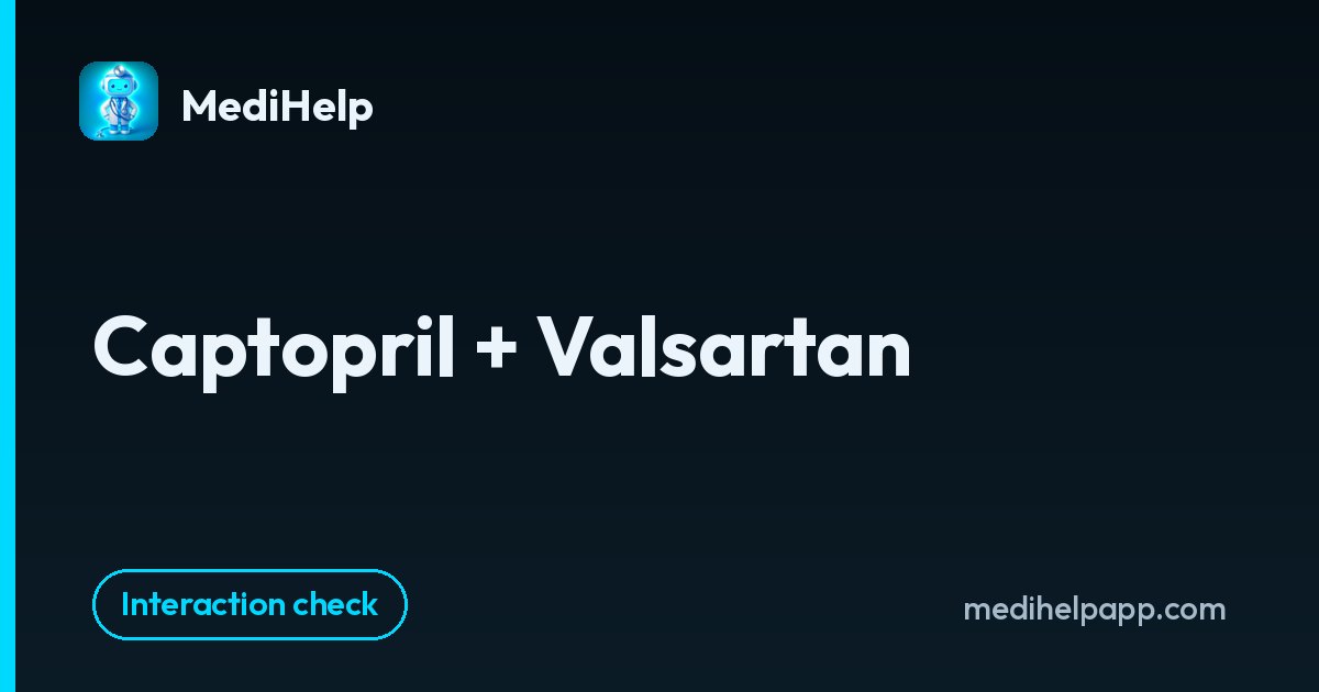Captopril + Valsartan | MediHelp