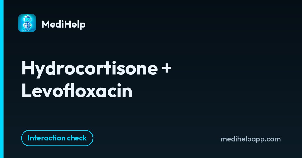 Hydrocortisone + Levofloxacin | MediHelp