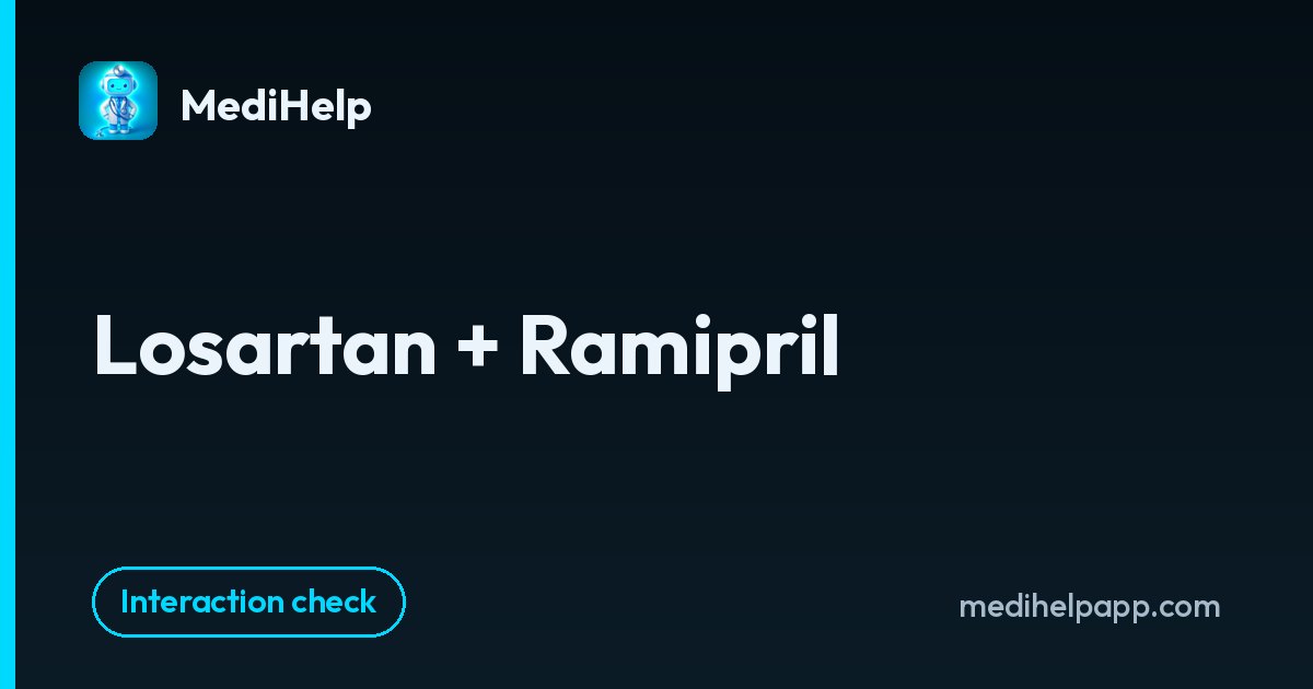 Losartan + Ramipril | MediHelp