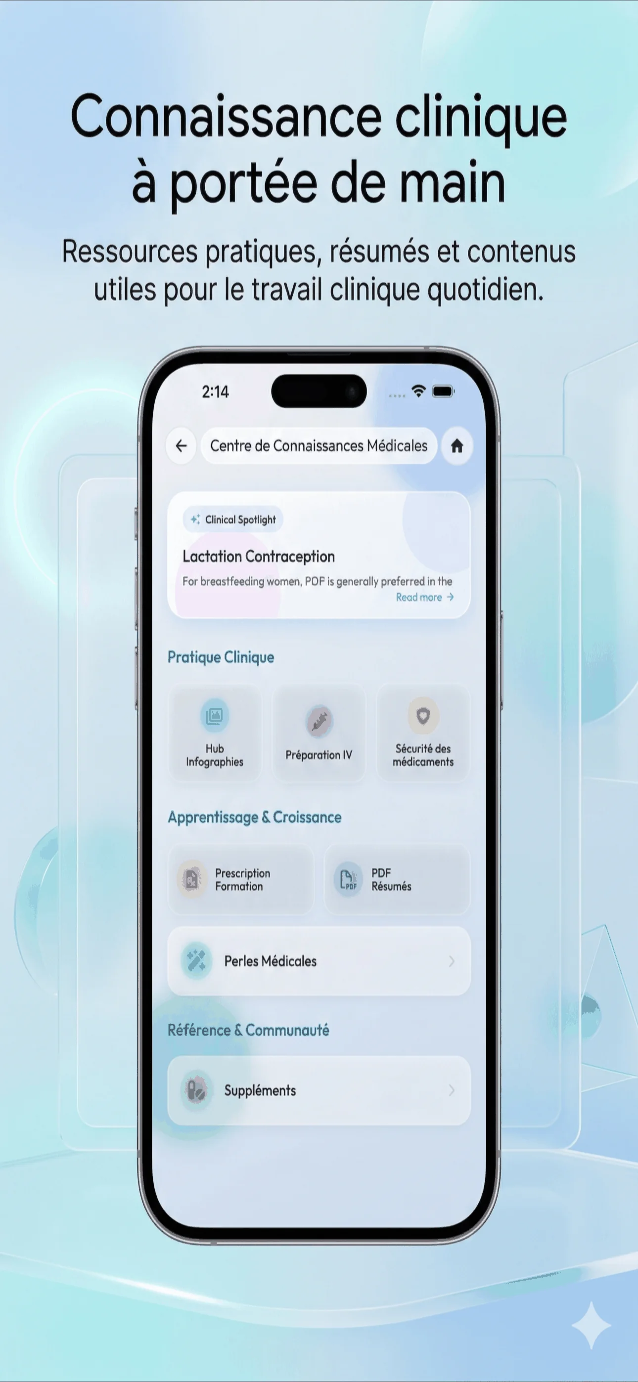 Capture d’écran MediHelp 2