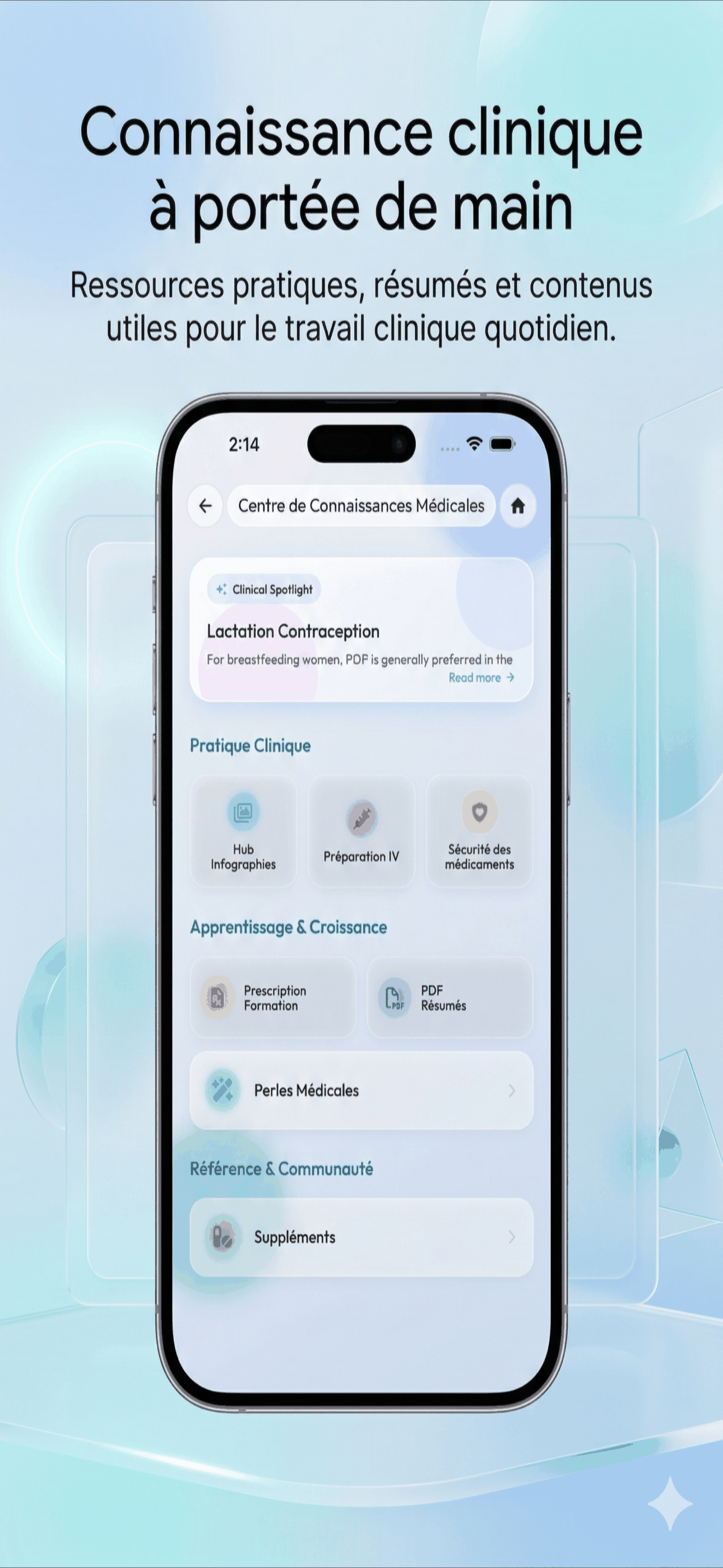 Capture d’écran MediHelp 2