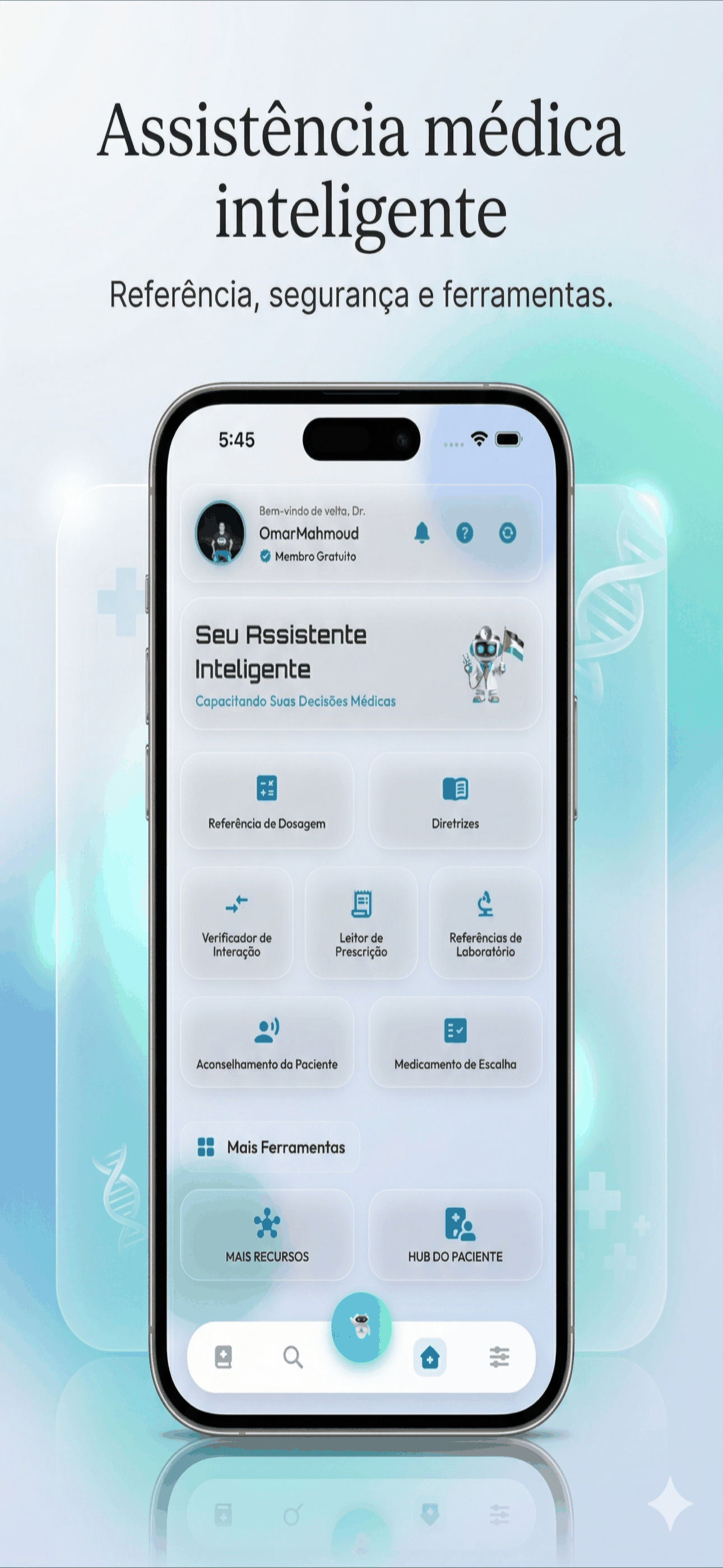 Captura de tela do MediHelp 1