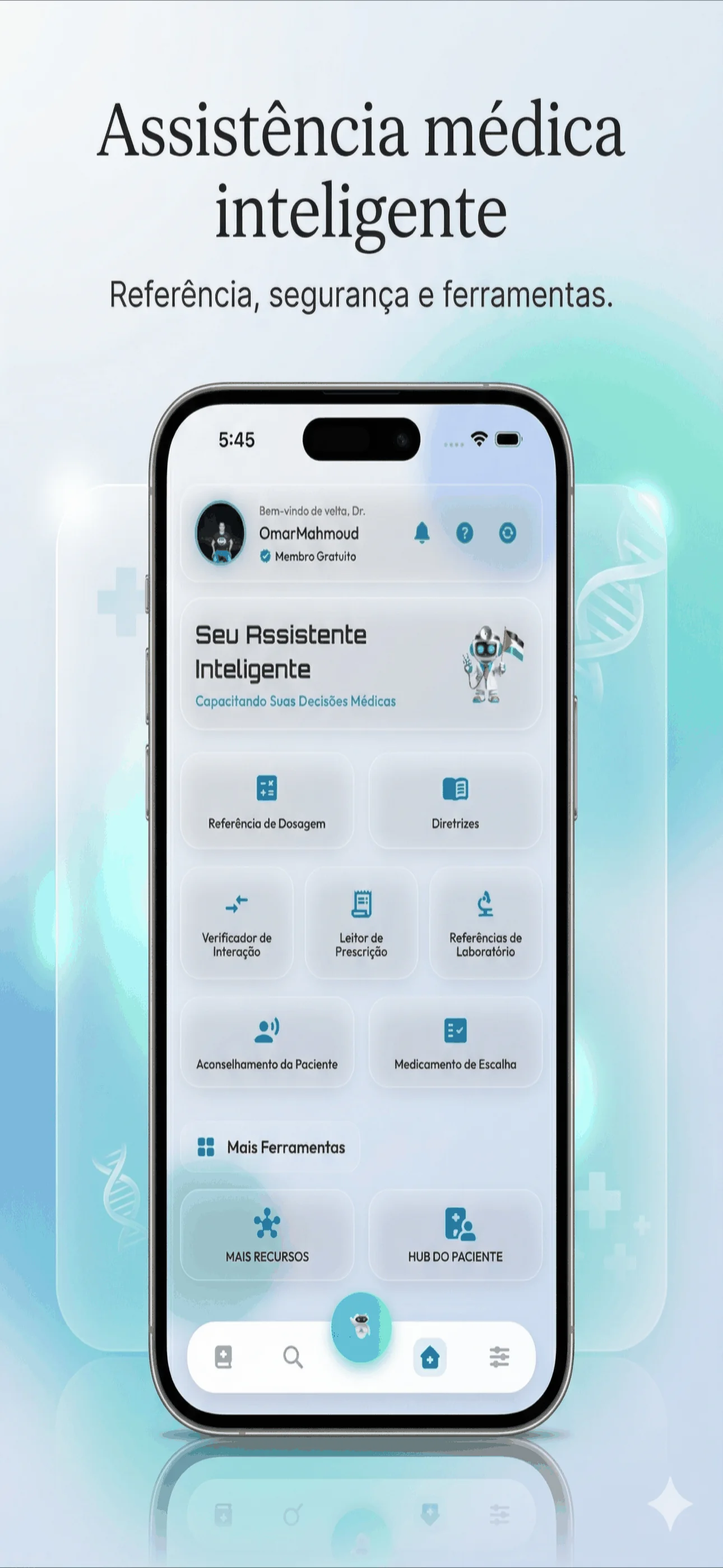 Captura de tela do MediHelp 1
